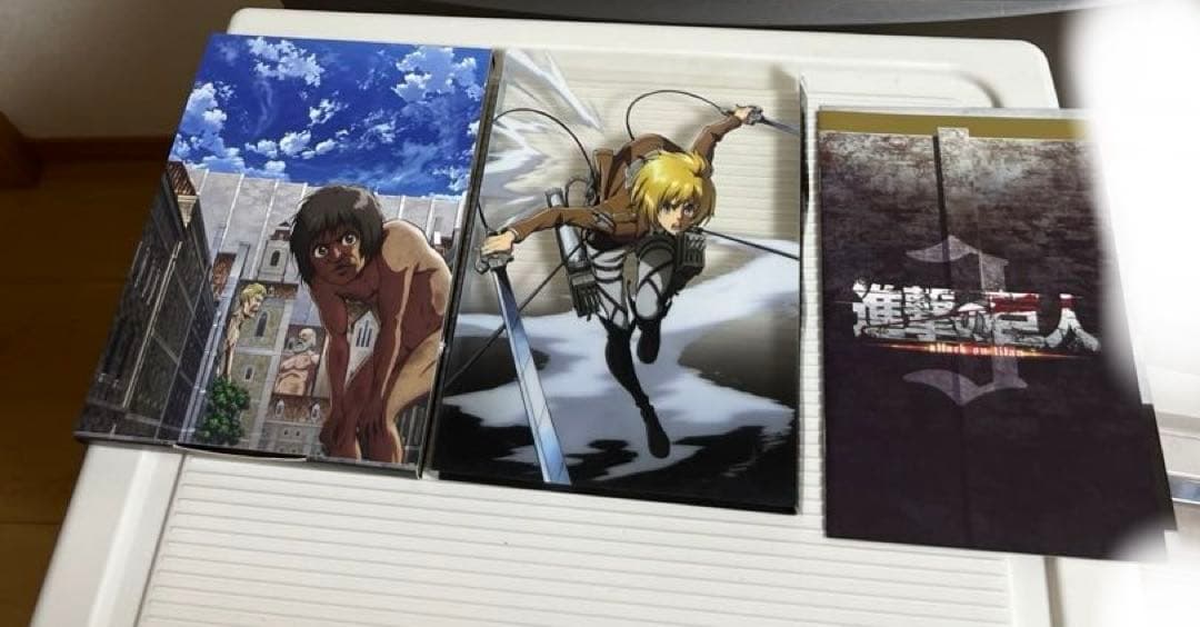 進撃の巨人のdvd（1.2.3巻）初回限定版