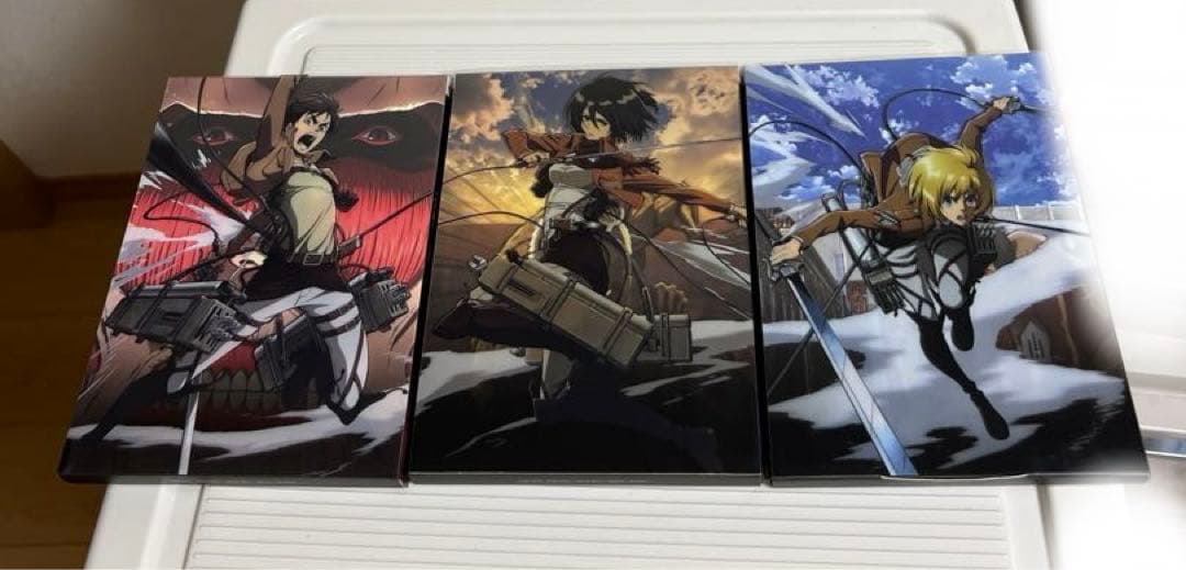 進撃の巨人のdvd（1.2.3巻）初回限定版