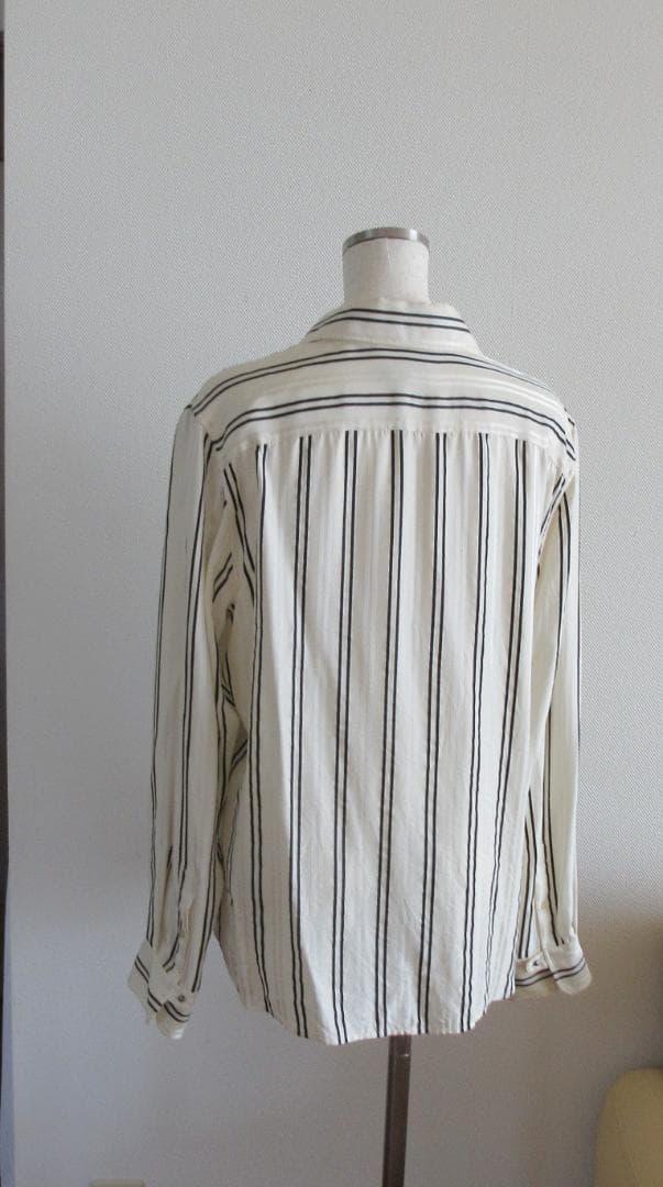 LAUREN RALPH LAUREN シルクストライプシャツ 　ビンテージ