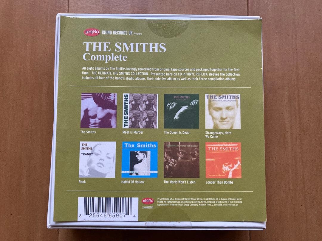 THE SMITHS COMPLETE 紙ジャケット 8枚組CDボックス スミス