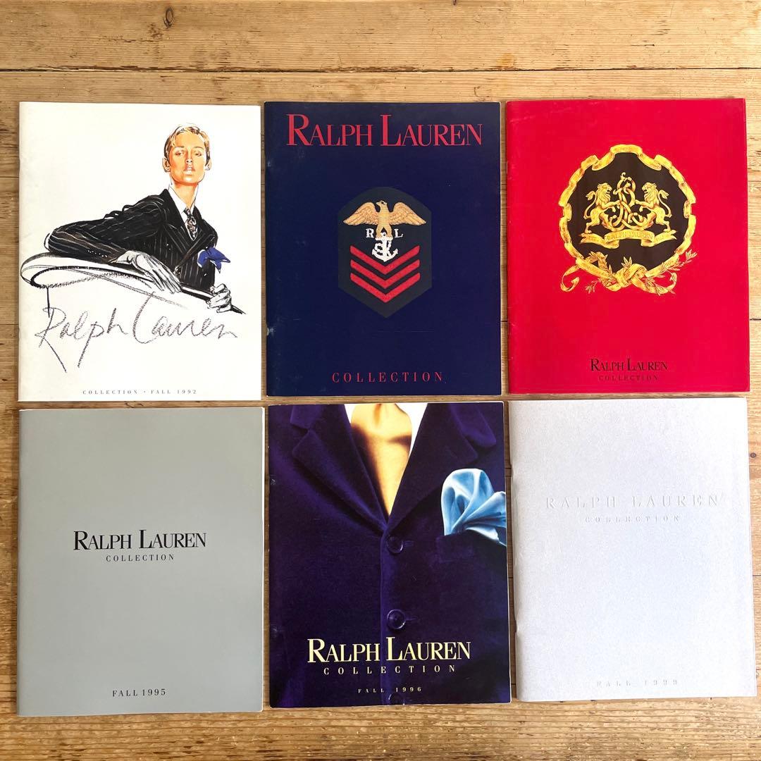 ラルフローレン 90年代 ヴィンテージ カタログ ランウェイ コレクション6冊