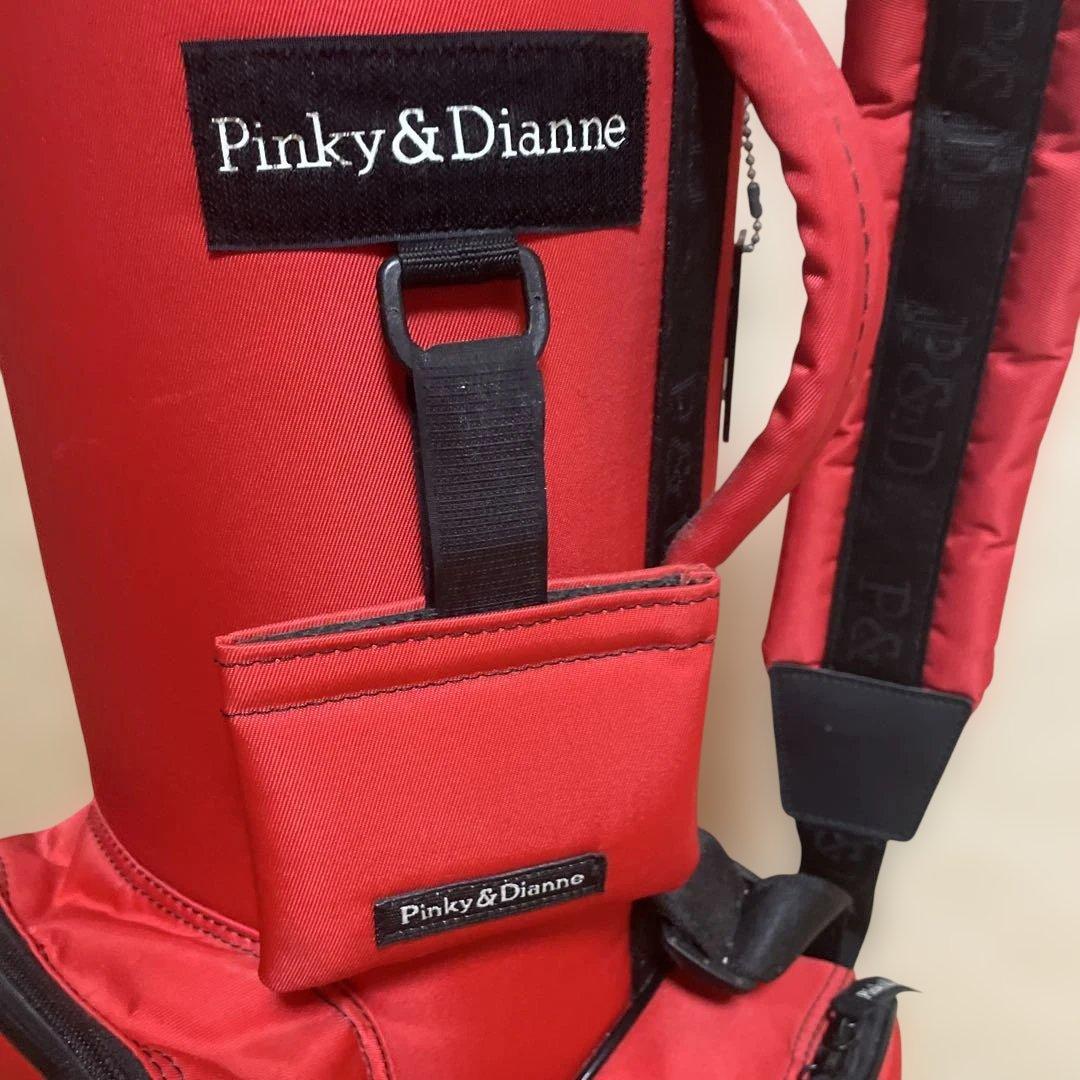 Pinky&Dianne 赤 ゴルフバッグ　レトロ　美品