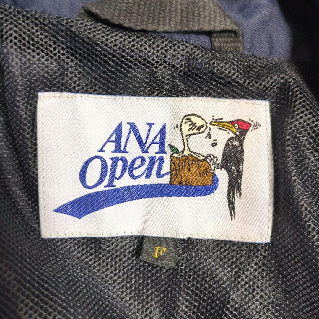 ANA Open　スウィングトップ　ジップアップ　刺繍ロゴ　メッシュ　全日空