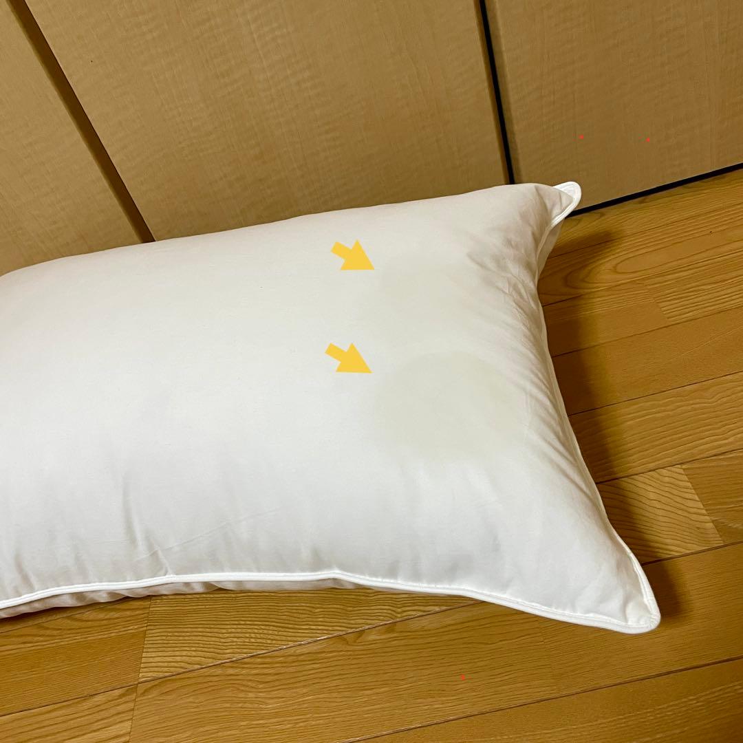 【甲州羽毛ふとん】定価13,200円　ダウンまくら中判・ピローケース付