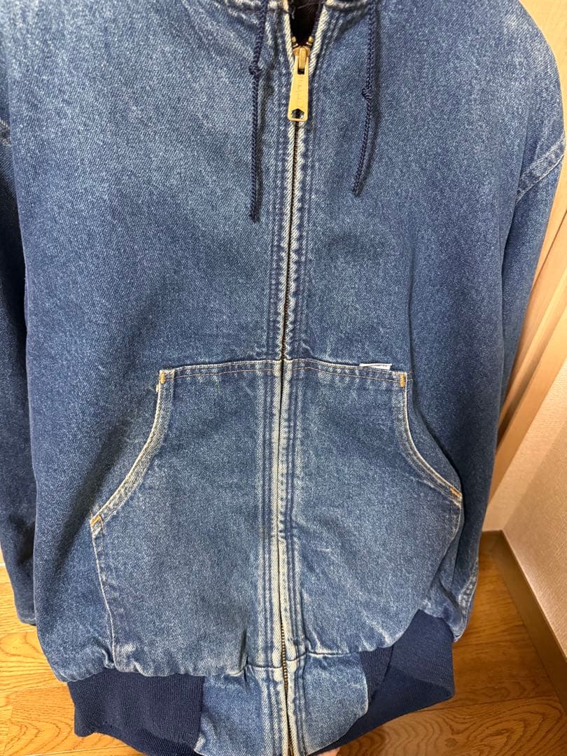 Carhartt フード付きデニムジャケット　古着