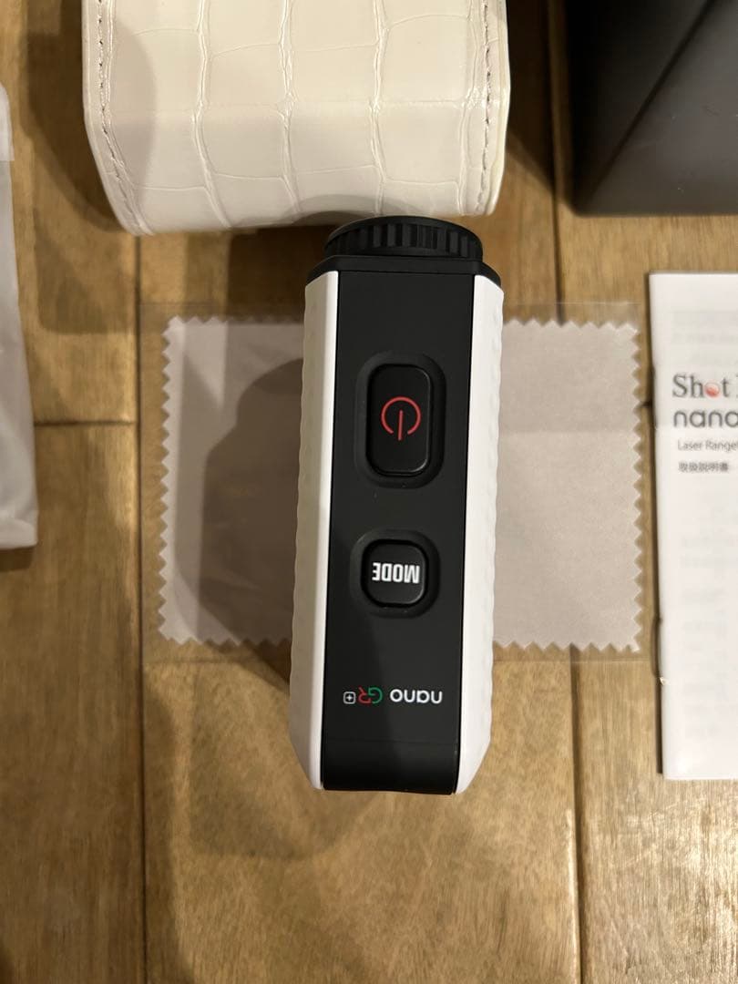 新品　ショットナビ　nano GR+ ホワイト　Laser Sniper