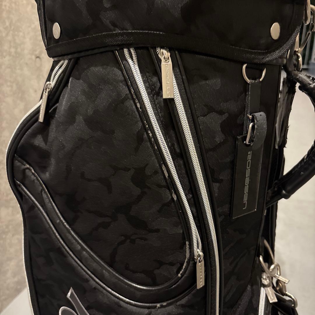 Rosasen ロサーセン キャディバック キャディバッグ 黒 カモフラ