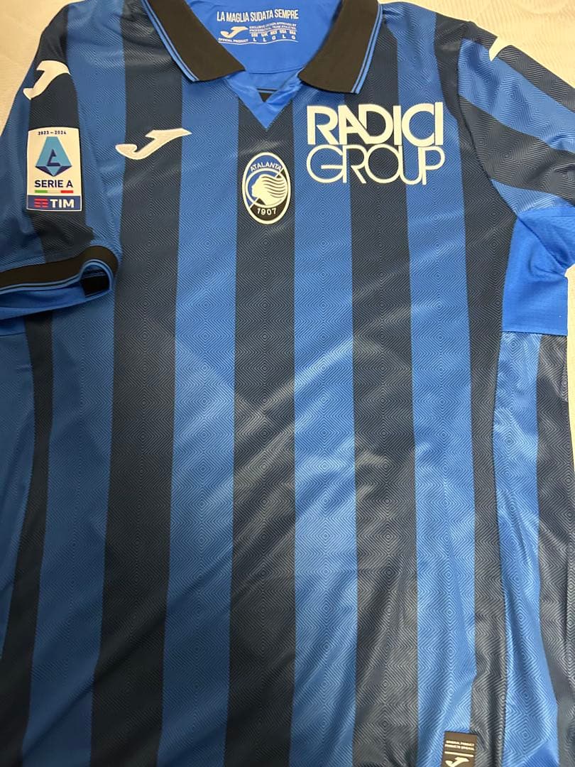 アタランタ 23-24シーズン　ホームユニフォーム　サイン入り　コープマイネルス