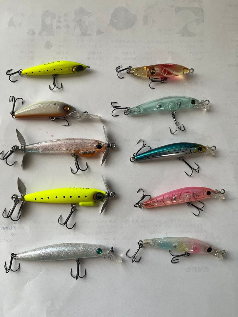 【未使用品】メバル ライトゲーム プラグ ルアー まとめ売り シャローマジック他