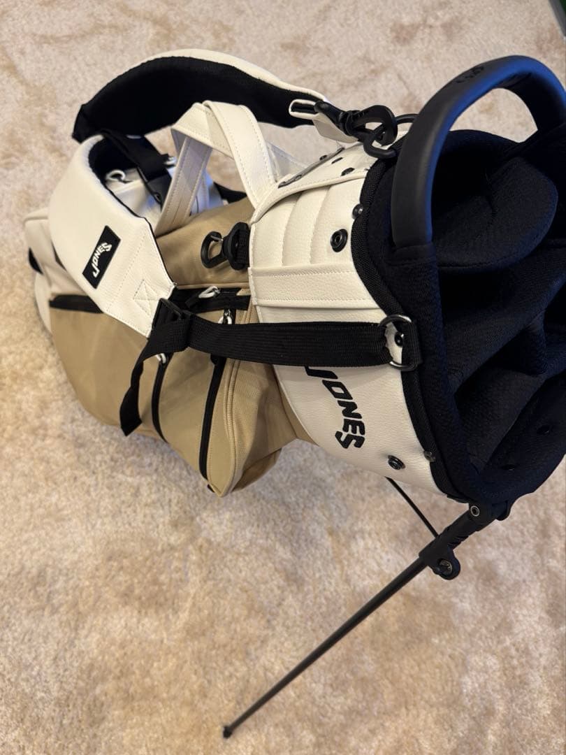 JONES キャディバッグ ホワイト/ベージュ