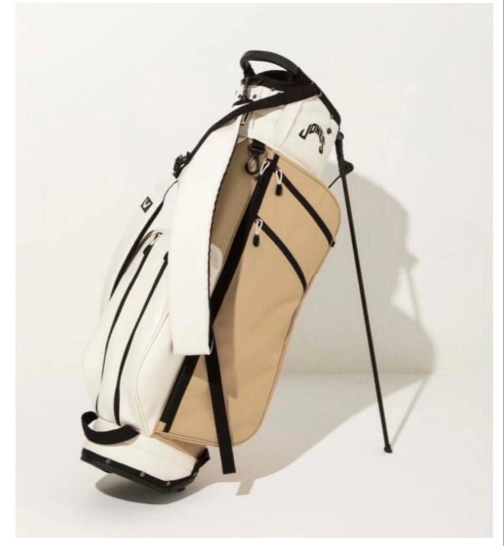 JONES キャディバッグ ホワイト/ベージュ