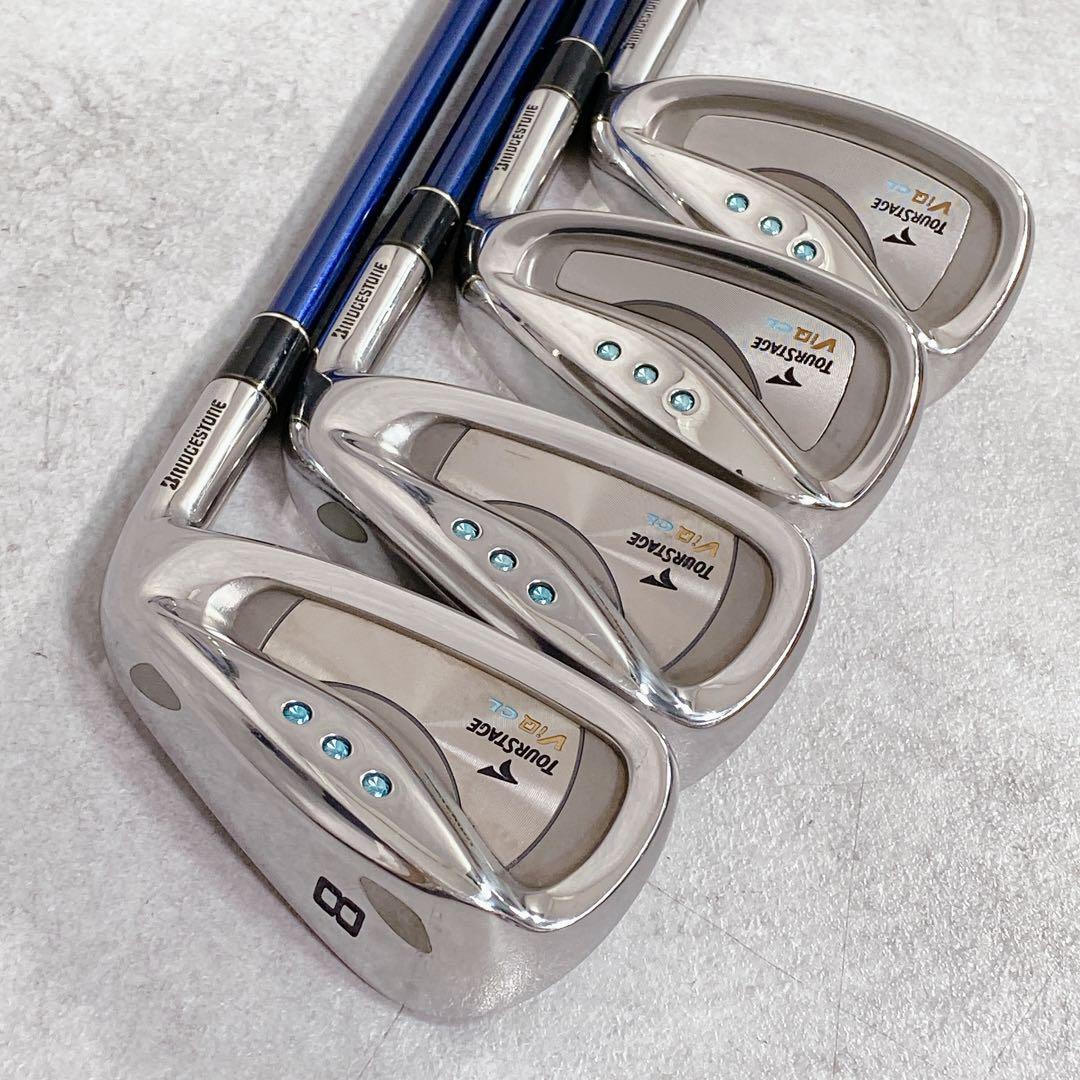 T803 ツアーステージ ゴルフクラブ レディース セット ViQ 8点 女子