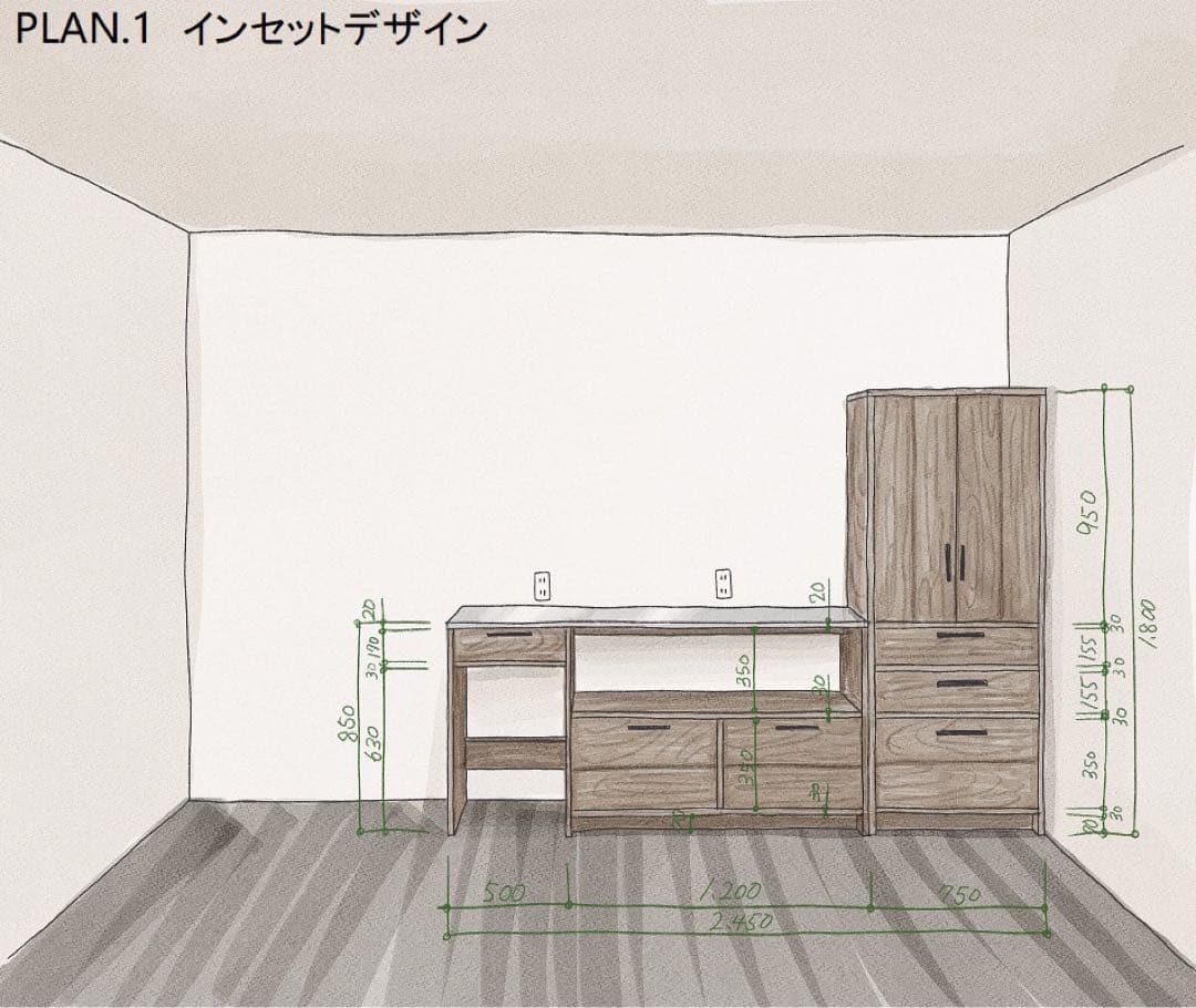 【にゃんこ】古材　食器棚※4月末発送