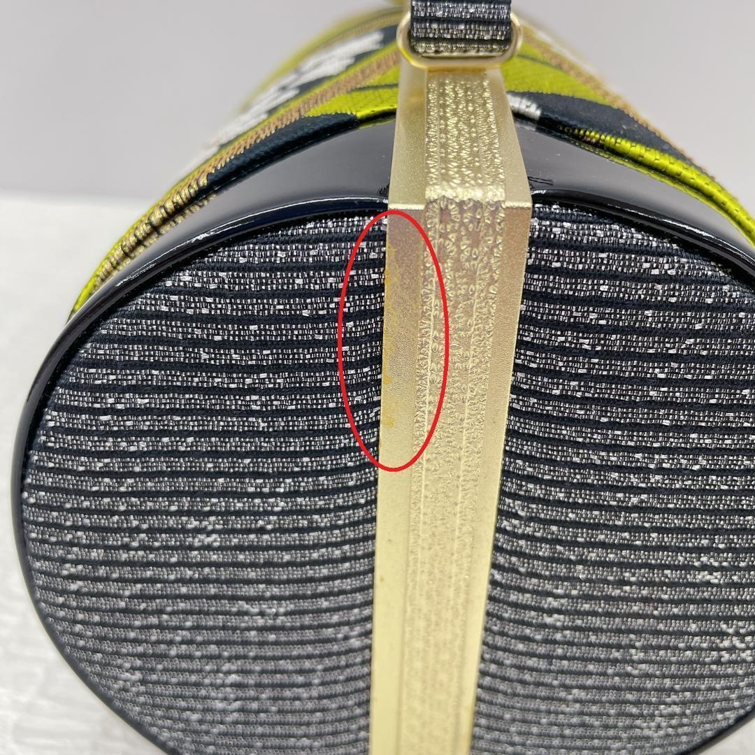 Y★2151★ 草履 バッグ セット 成人式 二十歳のつどい 和装 黒 黄緑