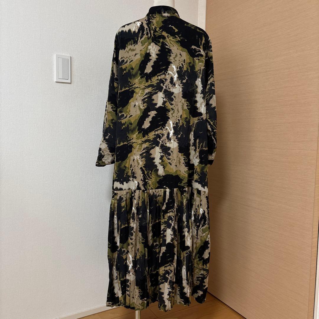 SUMI STYLE スミスタイル　イアパピヨネ　斜めプリーツ　ワンピース