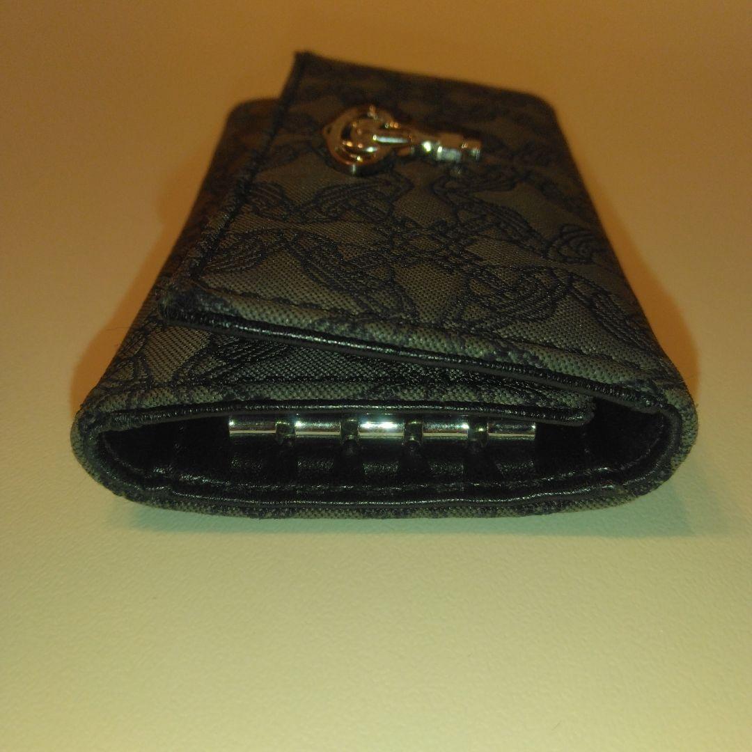 【良品 希少】 ヴィヴィアンウエストウッド キーケース 4連 オーブ ジャガード