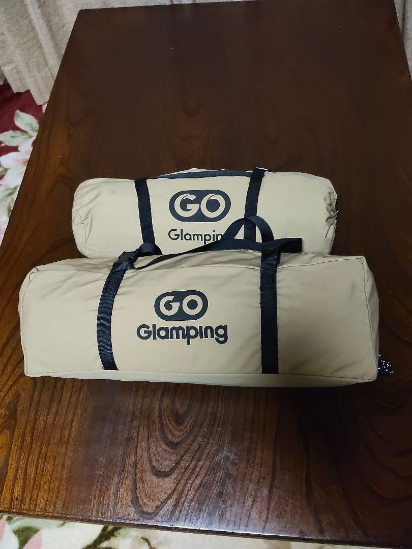 GO Glamping skyeye tc　TCスクエアタープ　セット　サンド