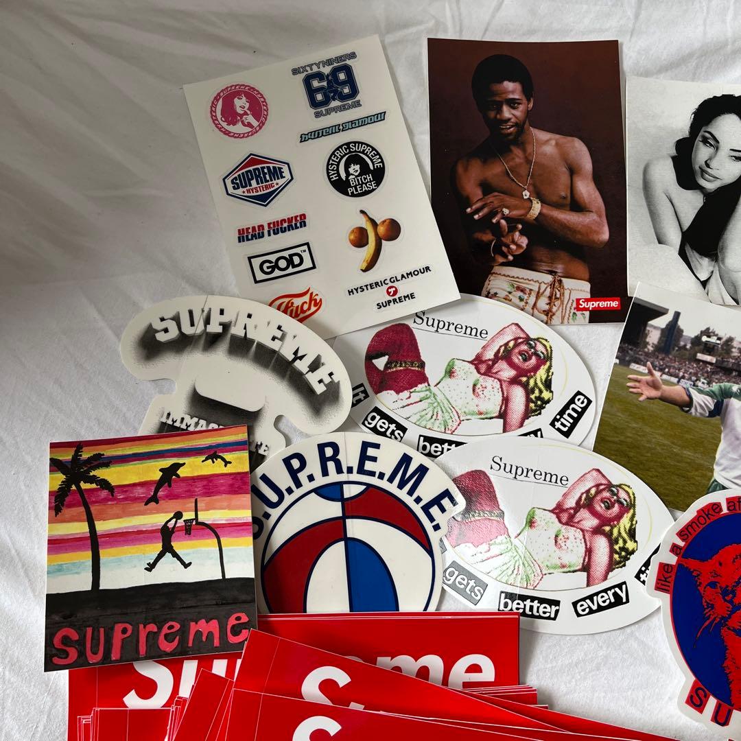 Supreme ステッカー　ショップ袋セット　シュプリーム　スポンジ付き　87枚