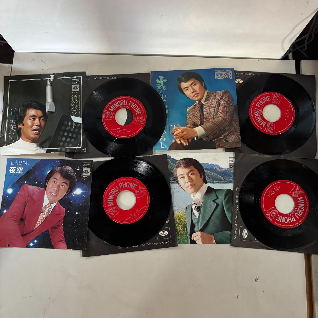 五木ひろし シングルレコード　48 タイトル　まとめて
