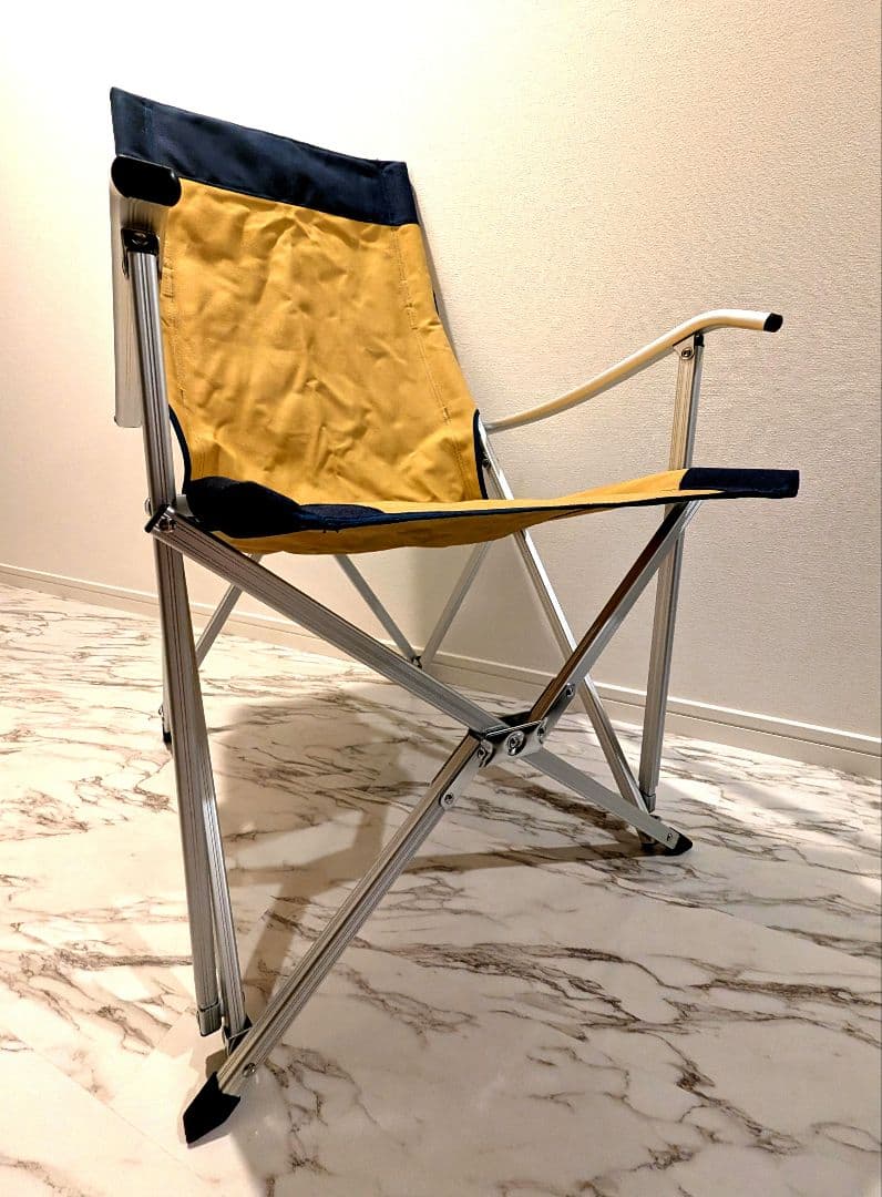 アディロンダック キャンパーズチェア ベージュ×ネイビー