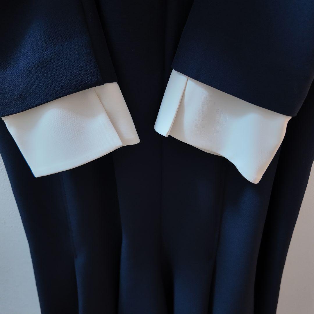 CELFORDセルフォード 刺繍カラータイトワンピース ネイビー36