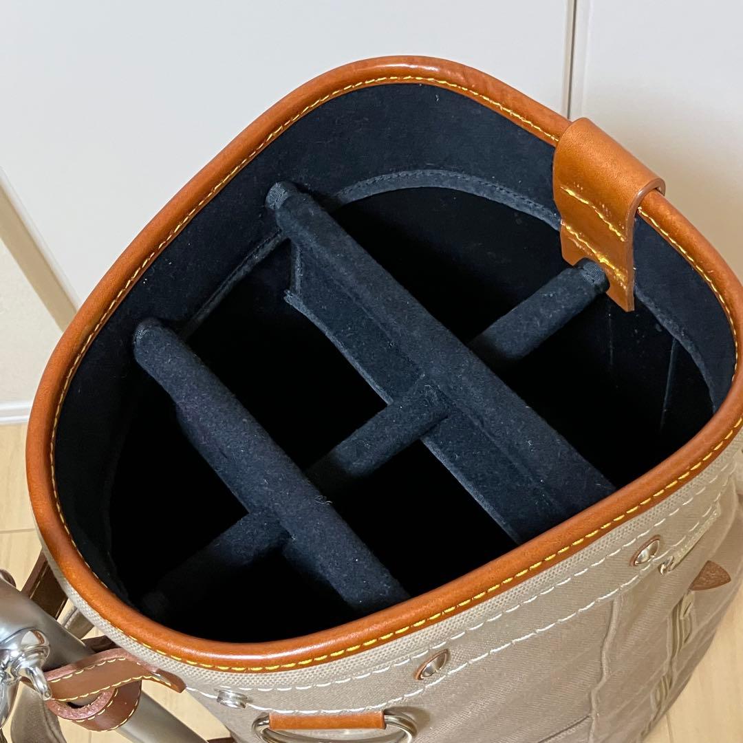 【現行モデル】木の庄帆布　パイプキャディバッグ