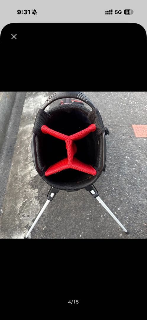 TaylorMade ゴルフバッグ スタンド式フード無し