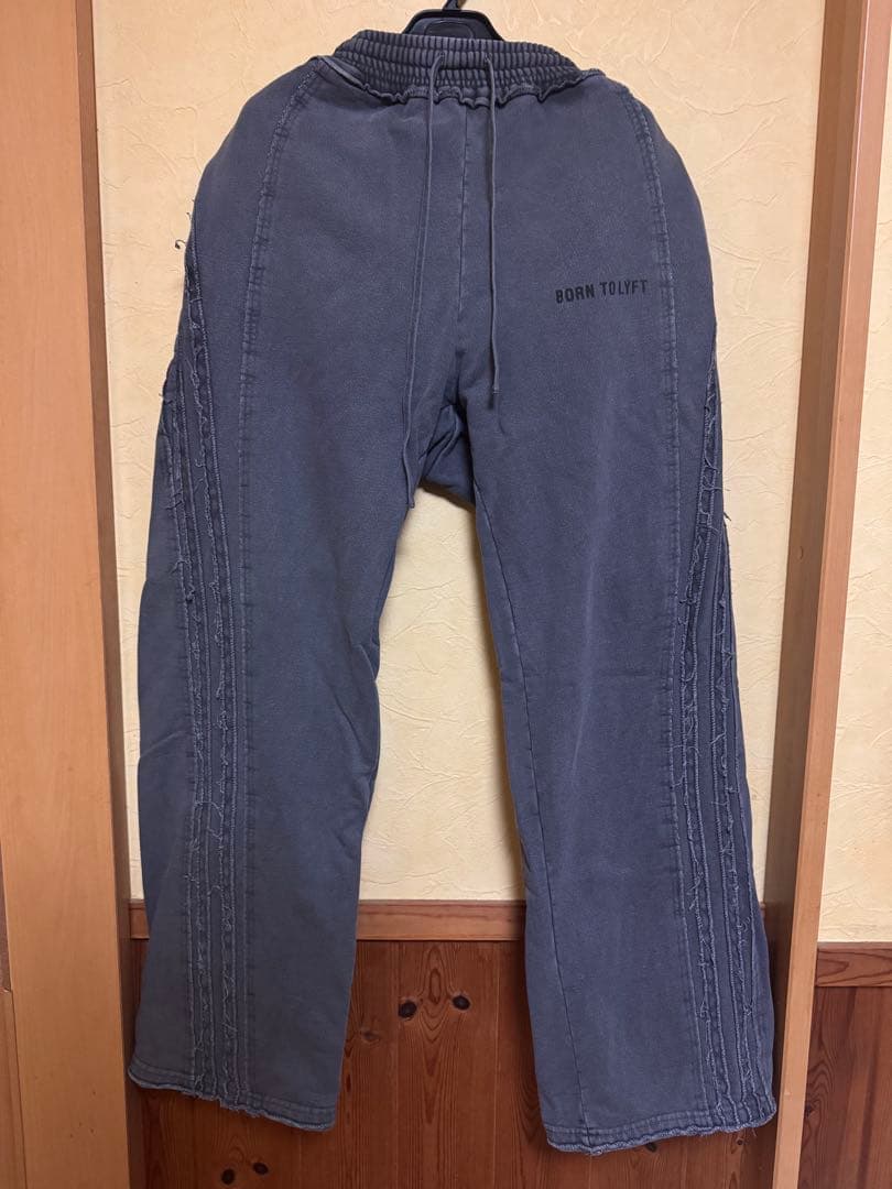 BORN TOLYFT グレー ワークパンツ