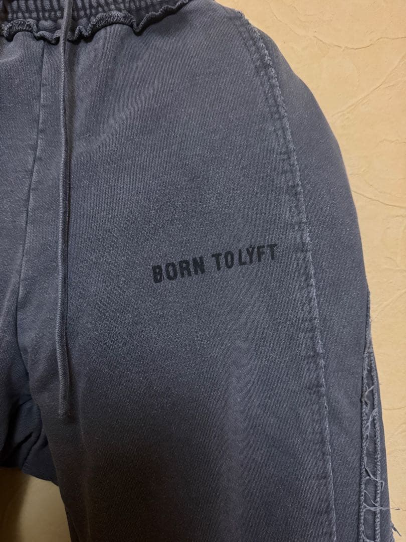 BORN TOLYFT グレー ワークパンツ