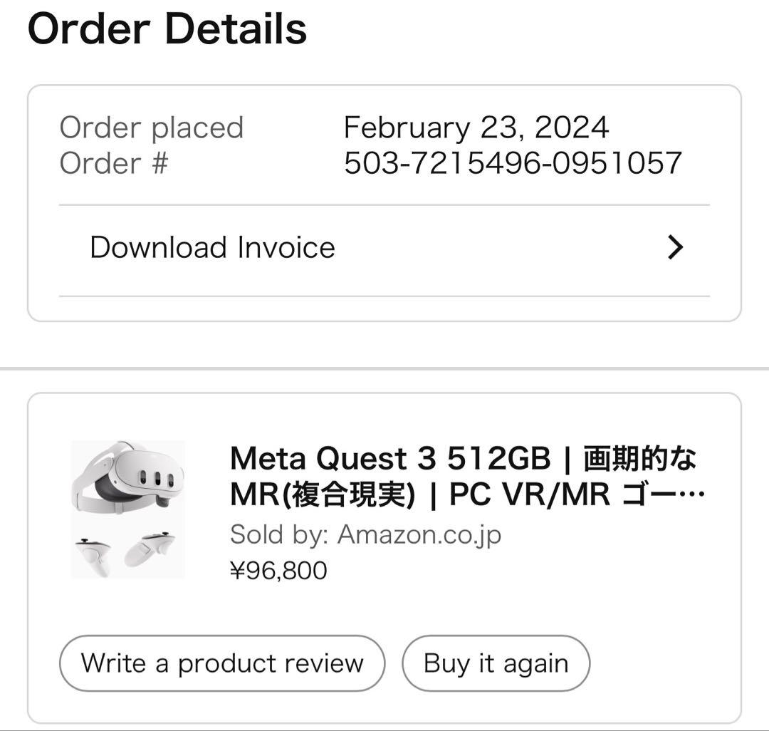  Quest 3 512GB 本体＋BOBOVR＋KIWIストラップ