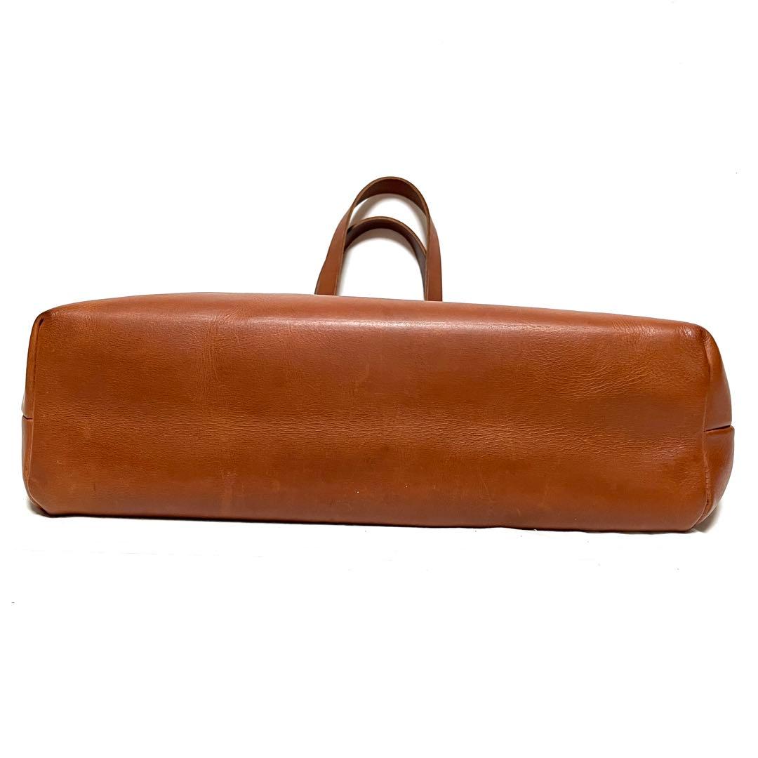 ★美品★BEAMS ビームス★レザートートバッグ★茶　ブラウン★牛革　肩掛け★