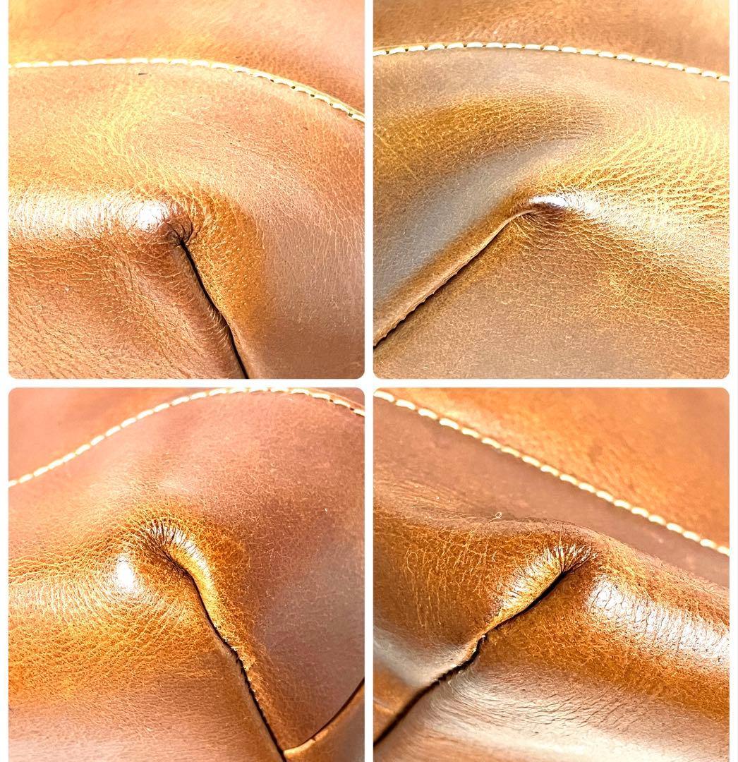 ★美品★BEAMS ビームス★レザートートバッグ★茶　ブラウン★牛革　肩掛け★