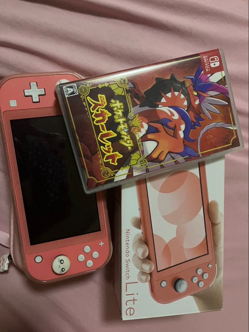 Nintendo Switch Lite ピンク 本体とゲームソフト付き