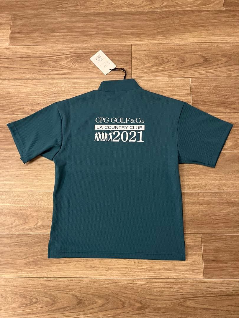 CPG GOLFモックネック グリーン半袖