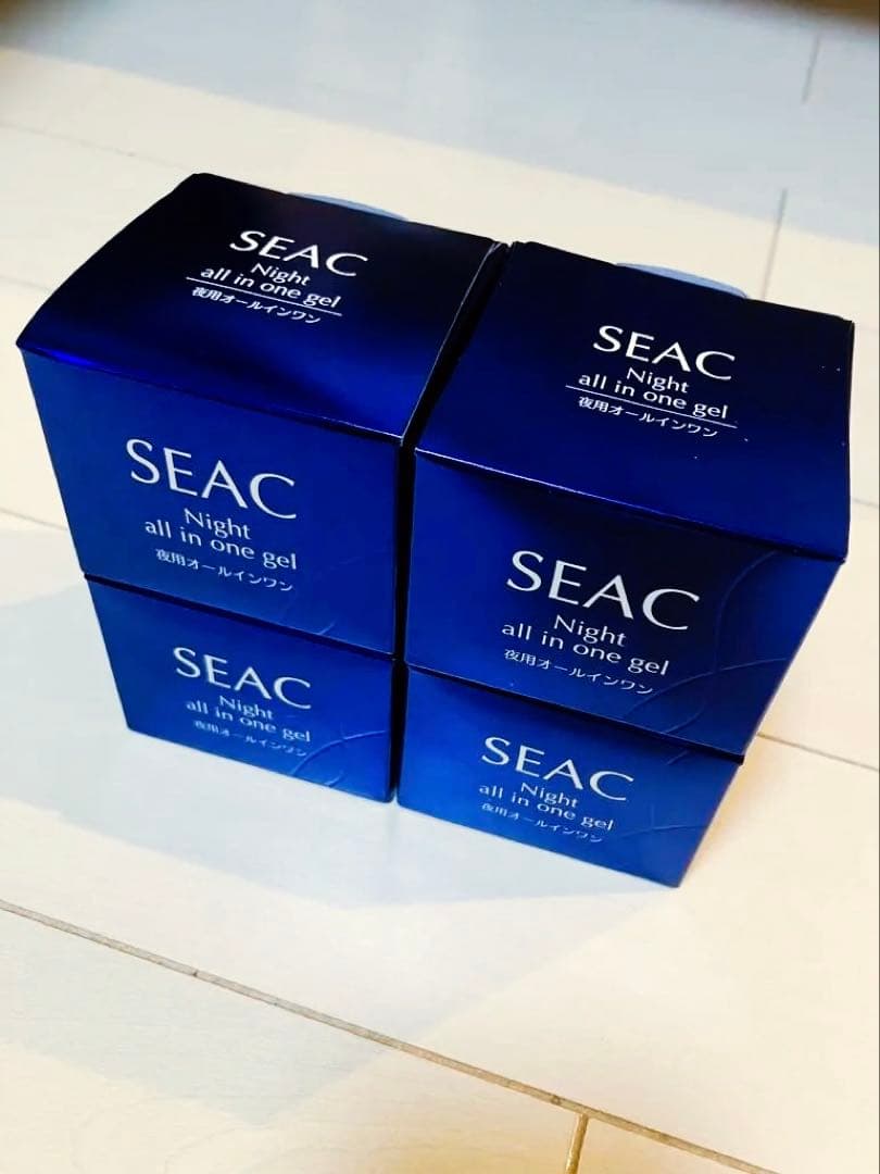 SEAC シーク夜用4個セット★オールインワン50g★