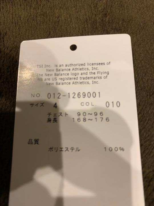 ニューバランスゴルフ　ポロシャツ 長袖 サイズ4（M相当）