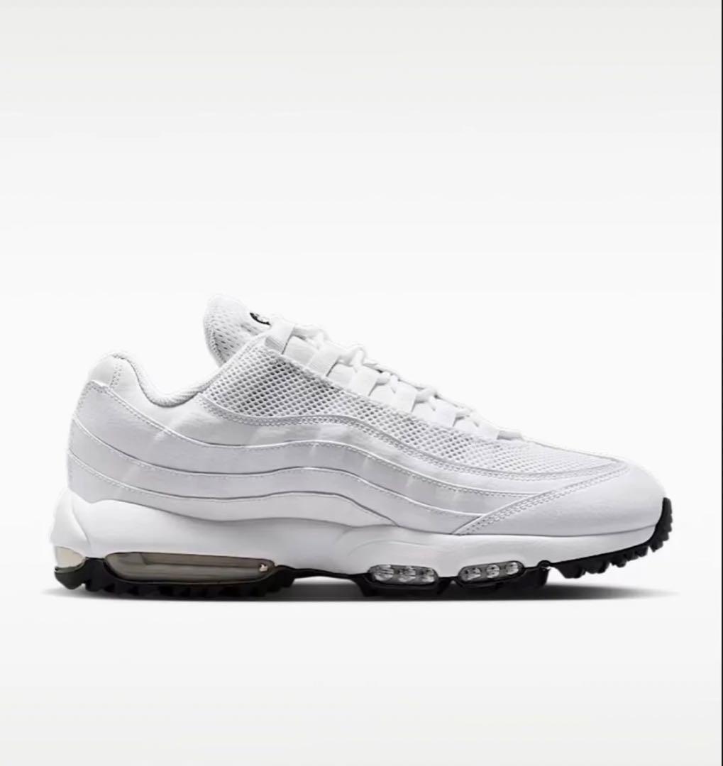 シューズ(男性用) 28.5cm Nike Air Max95 Golf \"White/Black\"