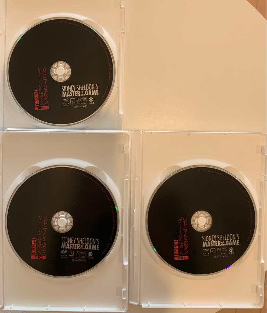 シドニィ・シェルダン 『ゲームの達人』 DVD-BOX 第一部～第三部