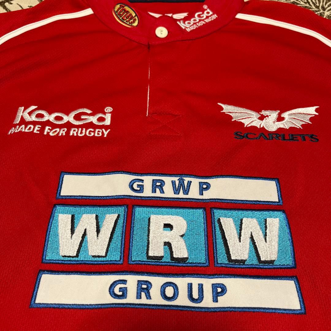 Kooga(クーガ)ラネリ スカーレッツ ホーム ラグビージャージ　05-06