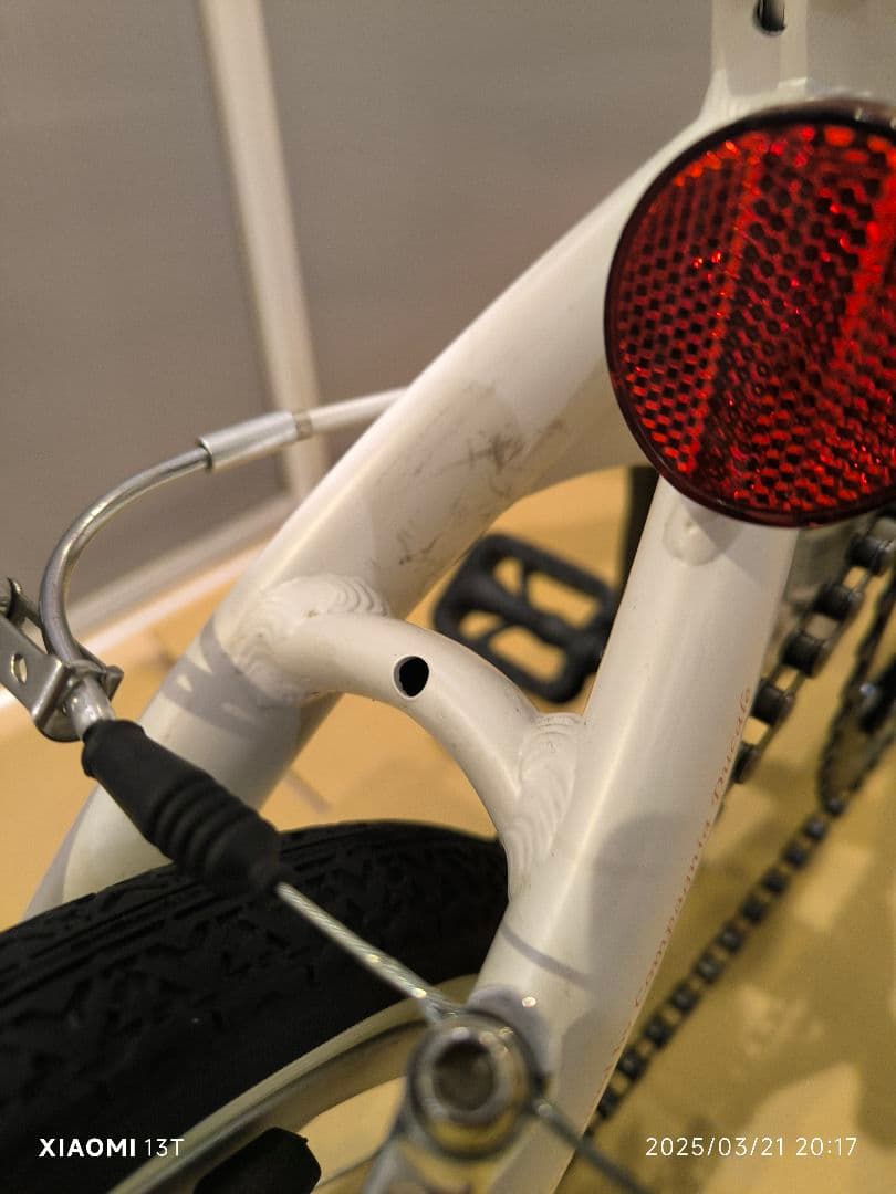 [3日間限定値下げ中]【美品】FIAT 折り畳み自転車 AL-FDB140 白