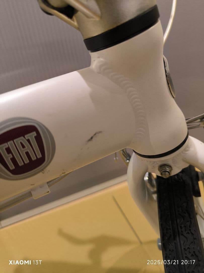 [3日間限定値下げ中]【美品】FIAT 折り畳み自転車 AL-FDB140 白