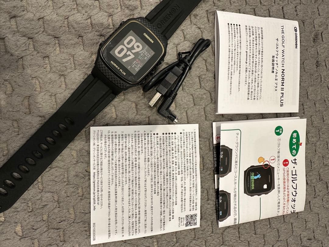 使用3回のみ　NORM Ⅱ PLUS ゴルフウォッチ GPSナビ