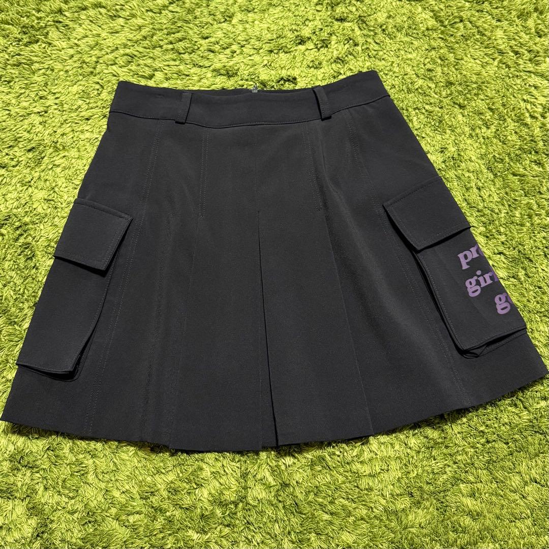 Off-Green Korea 韓国ゴルフウェア　スカート Sサイズ　ネイビー