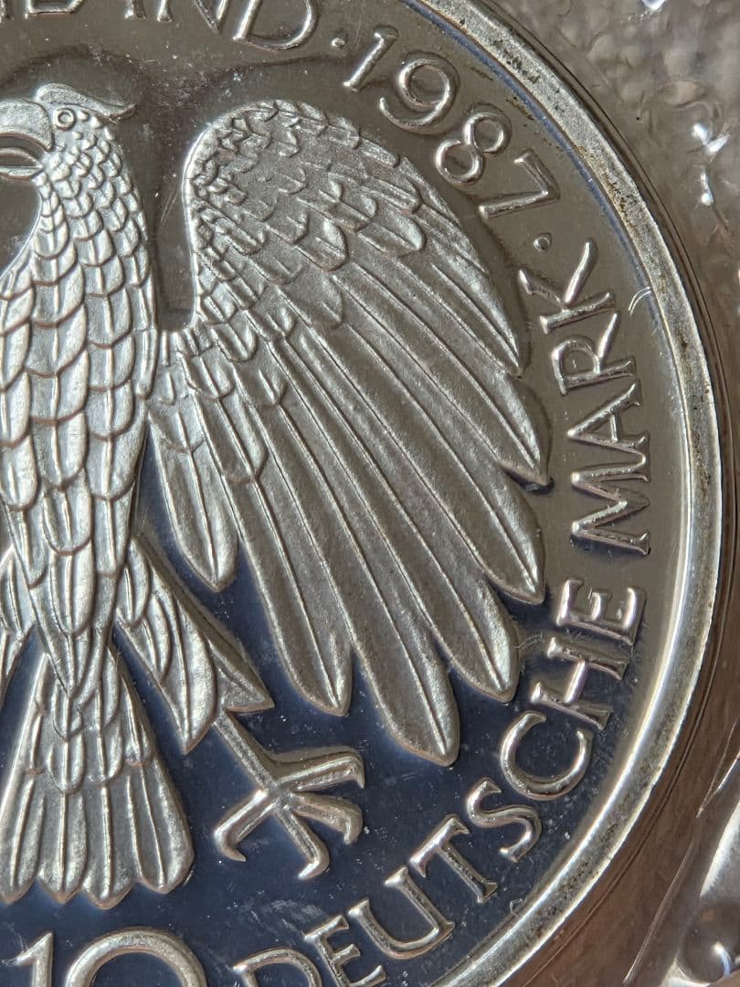 (プルーフ)西ドイツ ローマ条約締結30周年記念　10マルク銀貨　1987