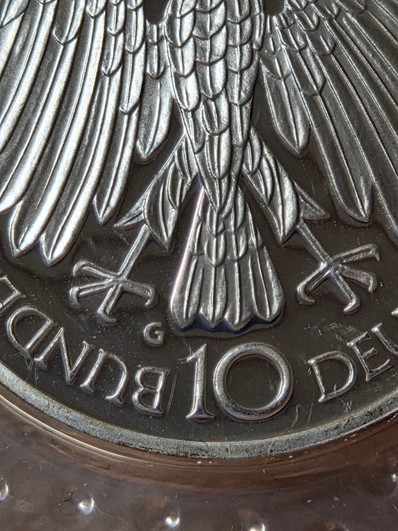 (プルーフ)西ドイツ ローマ条約締結30周年記念　10マルク銀貨　1987