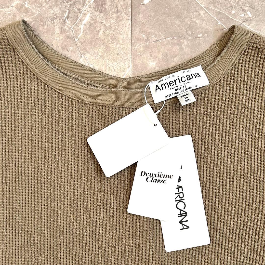 タグ付 ドゥーズィエムクラス アメリカーナ 別注 サーマル ワンピース Fカーキ