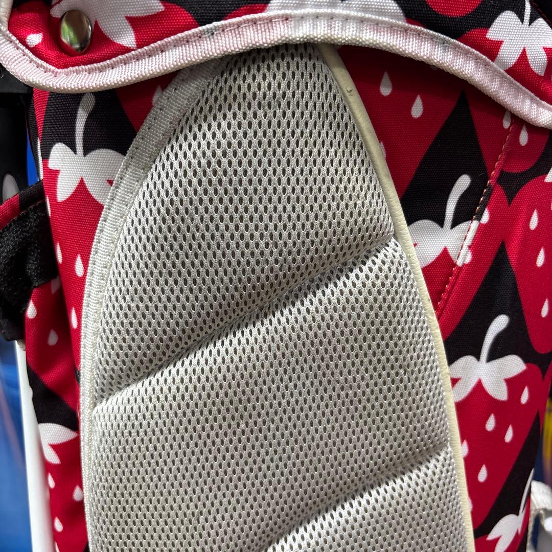 寶BW-1179 パーリーゲイツ スタンド式 キャディバッグ イチゴ柄