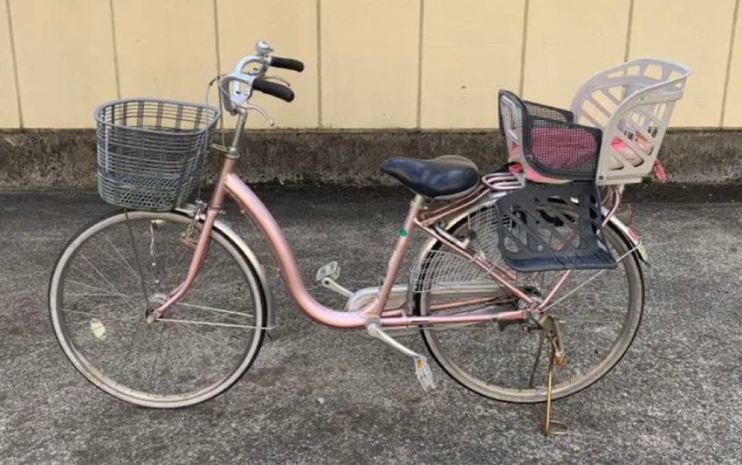 パールピンクの自転車【現地まで取りに来ていただける方】