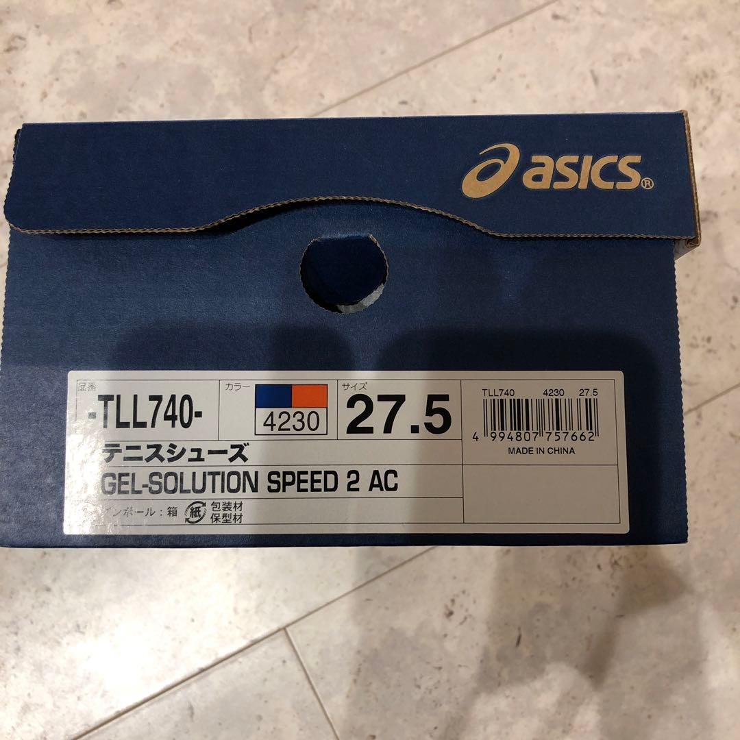 ［新品未使用］ASICS GEL-SOLUTION SPEED2 AC 27.5