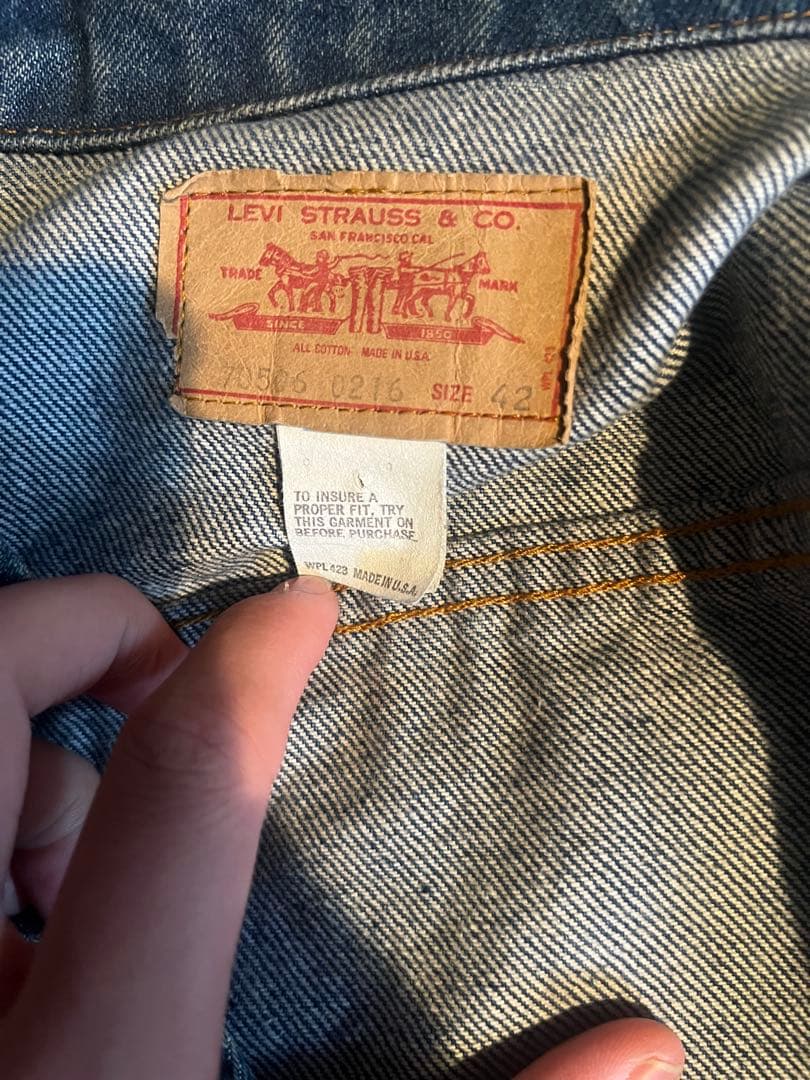 Levi's デニムジャケット 80s アメリカ製 ヴィンテージ